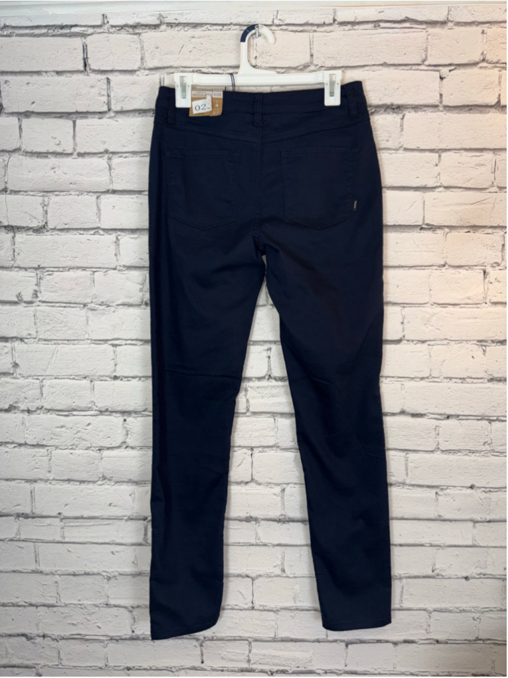 Women's Prana Navy Blue High Rise Jeans size 4 Kayla High Rise Jeans 32’ Inseam - Picture 8 of 13